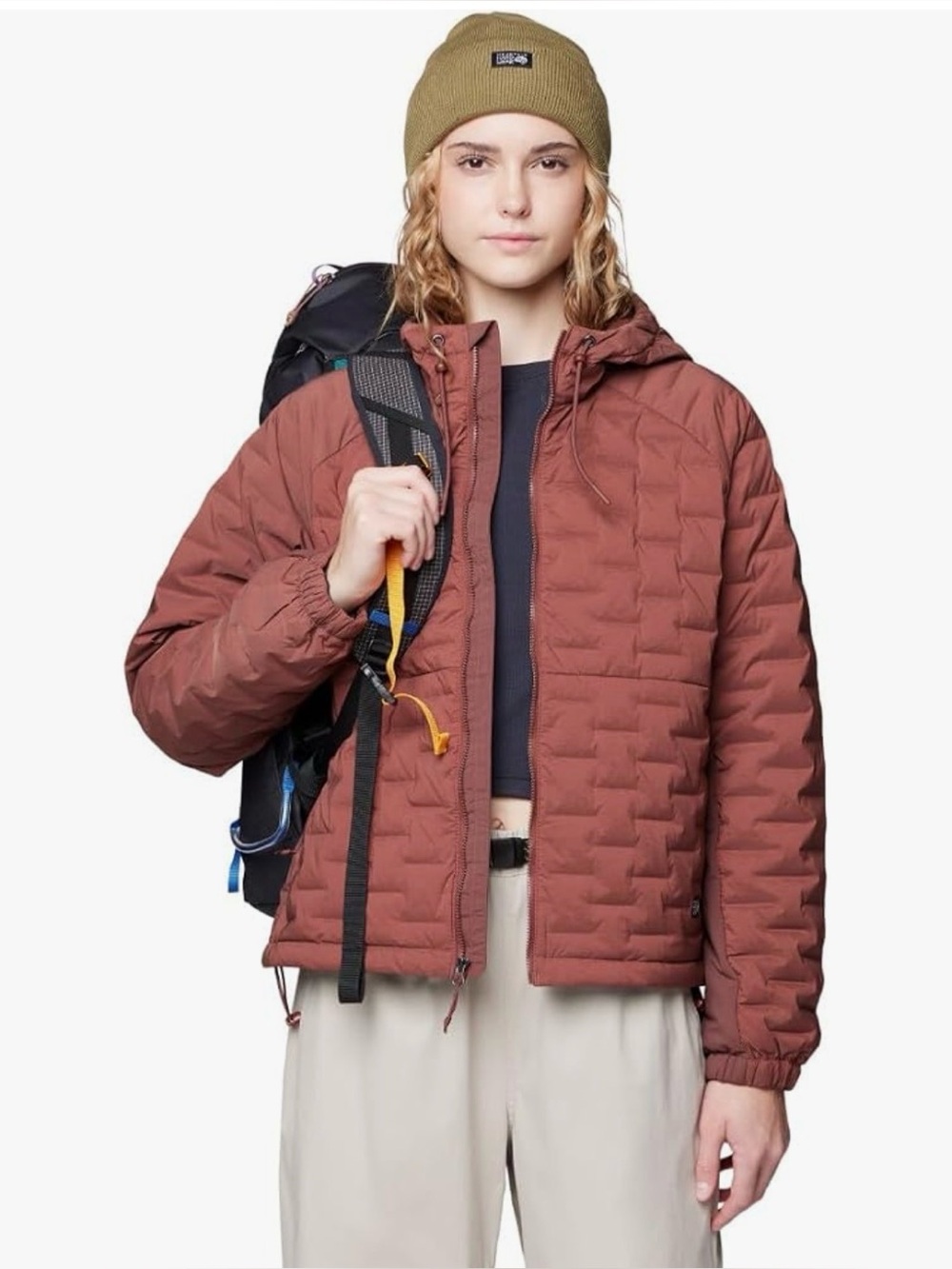 NWT Mountain Hardwear Stretchdown Light Full Zip Hoody Down Jacket Women’s XL